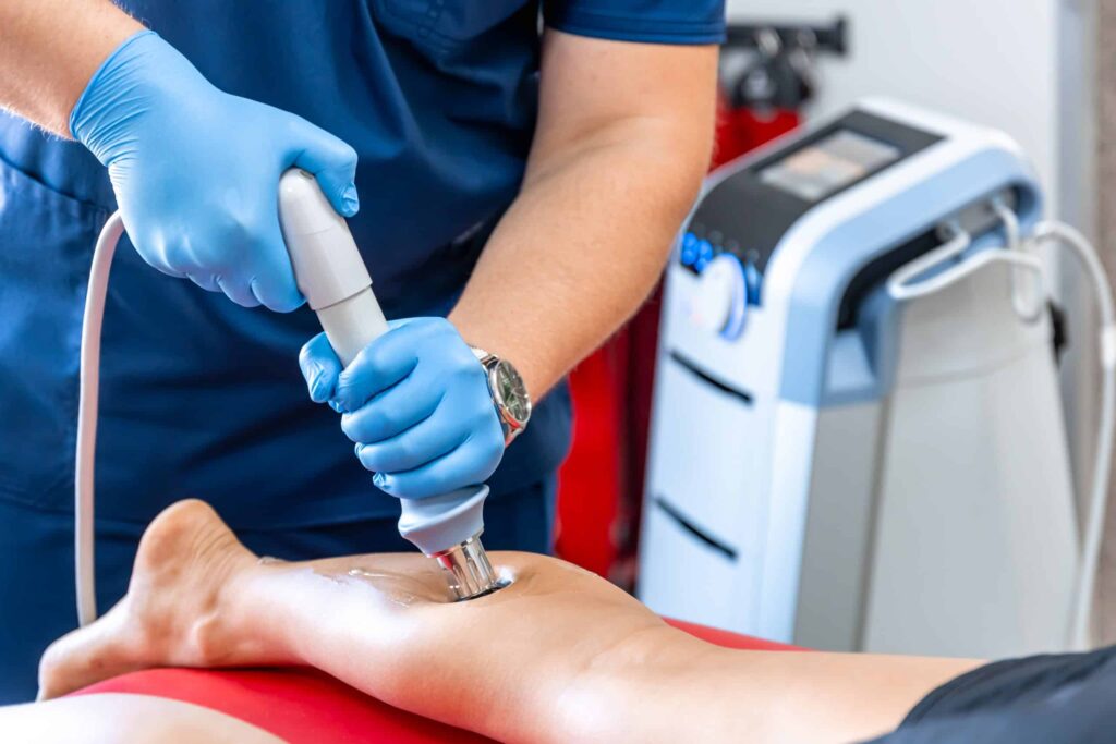 Extracorporeal shockwave therapy.